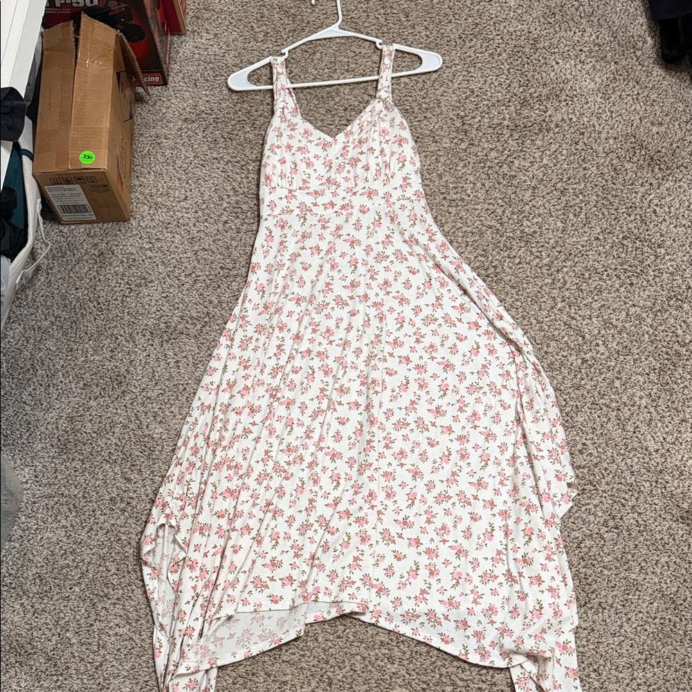 Floral asymmetrical  Dress super cute